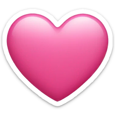 pink heart sticker