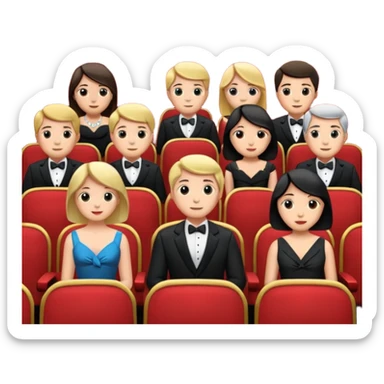 Audience small sticker