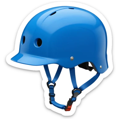 skate helmet, front view sticker