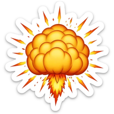 explosion sticker