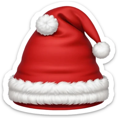 Christmas hat emoji sticker
