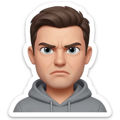 Ein richtig saueren sticker