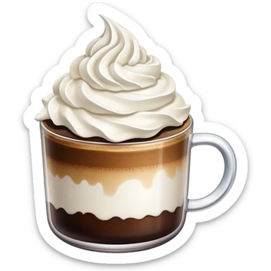 Coffee with Whipped cream  sticker