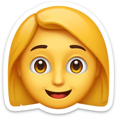 Create a bold, cartoon-style emoji with a transparent background, readable at small sizes (32×32 px). Represent the Hyderabadi phrase ‘Kya hua free hore?’ with a cheeky, mischievous expression. Use bright colors, simple shapes, and a fun, expressive style suitable for YouTube membership. sticker