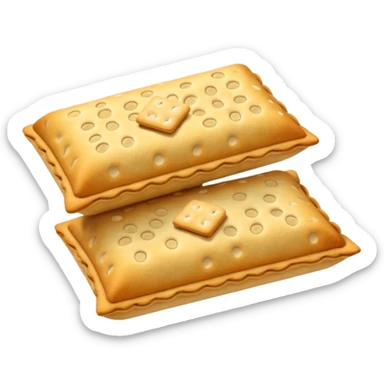 un tas de crackers aux graines sticker