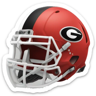Georgia Football Logo sticker