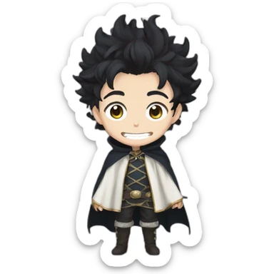 cute black clover asta sticker