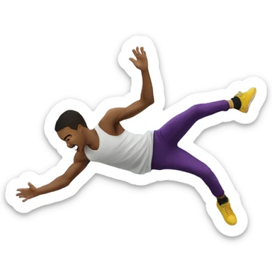 Justin Jefferson doing back flips on it sticker