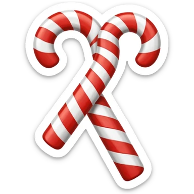 candycane sticker