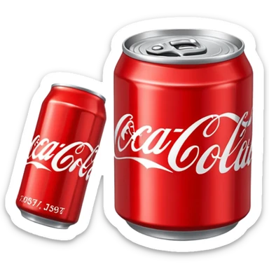 coca cola can sticker
