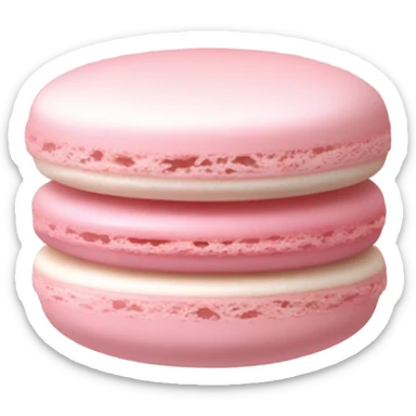 Light pink macaron sticker