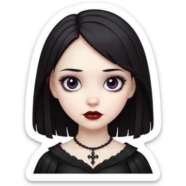 Gothic girl like you sticker