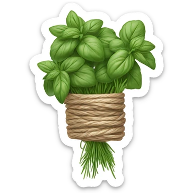 Hanging drying herbs  sticker