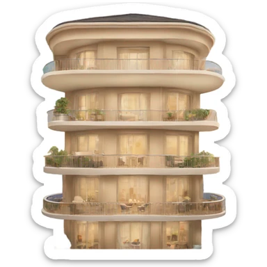 A Monaco penthouse  sticker