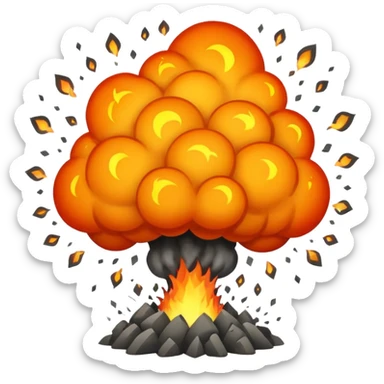 Explosion animation  sticker