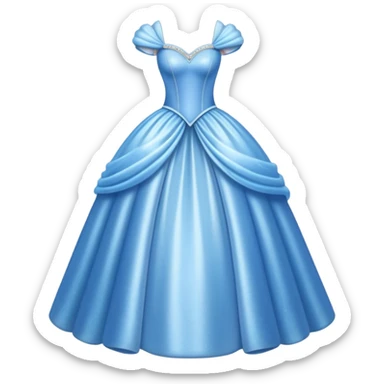 Cinderella’s dress sticker