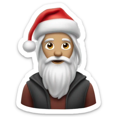 Use the standard 😈 but add a Santa’s hat to it sticker