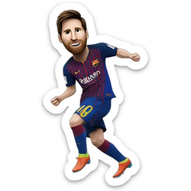 dancing-messi sticker