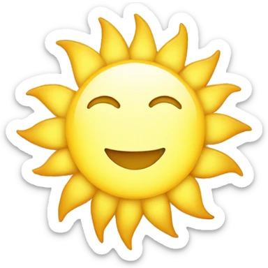 Sun Light  sticker