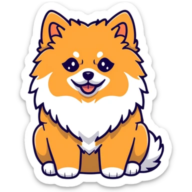 Pomeranian sticker