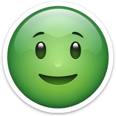 green button uı sticker