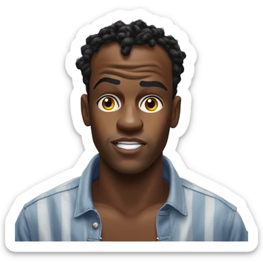 ksi con una frente enorme sticker