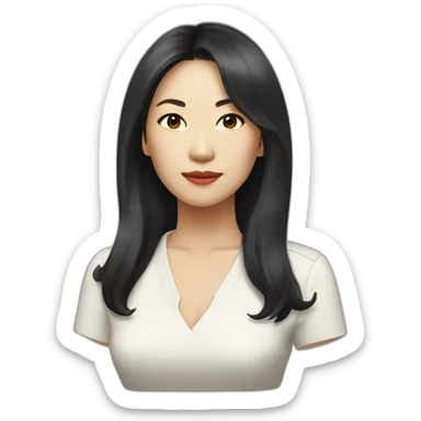 Angela phua a.muse sticker