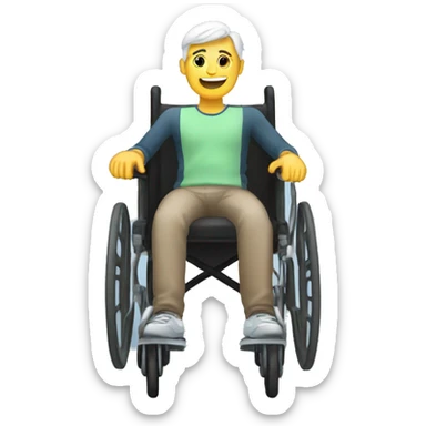 Wheelchair sticker