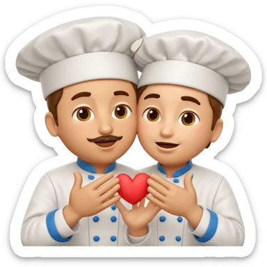 Chef Kiss El Hareketi, 3D rendered emoji, with professional lighting, no face on objects, white background sticker