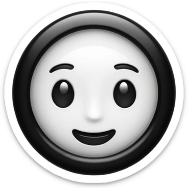 the classic fast forward emoji ⏩  in black and white sticker