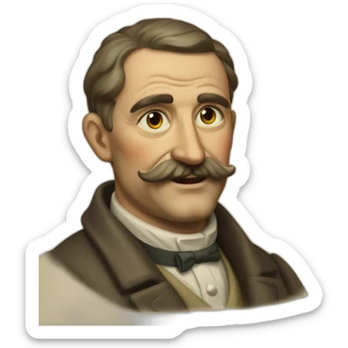 German pintor from 1930 sticker