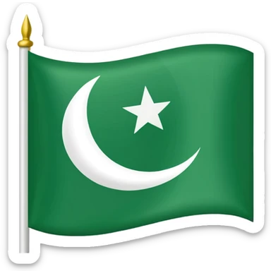 Kashmiri flag sticker