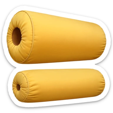 yellow bolster pillow emoji sticker