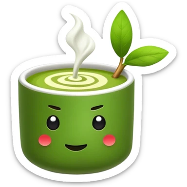 Roblox verde macha con lazo blanco sticker