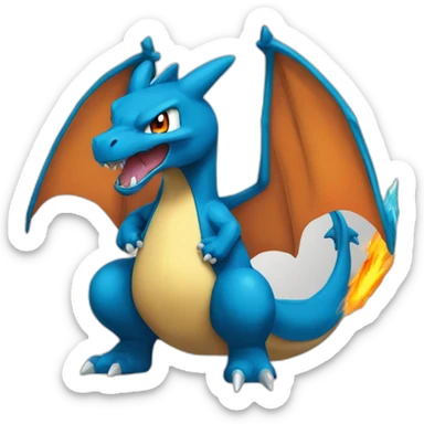 Mega-charizard sticker