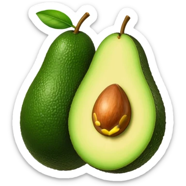 avocado sticker