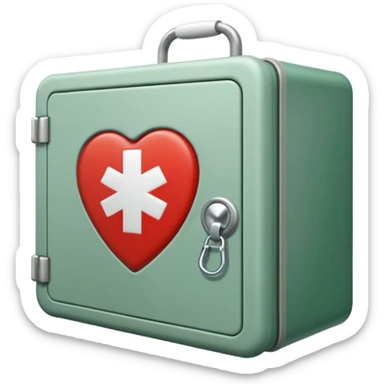 first aid cabinet sticker