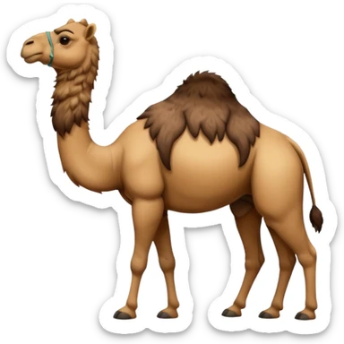 High resolution saudi camel sticker