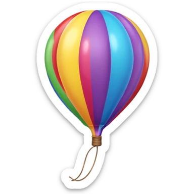 ballon string sticker