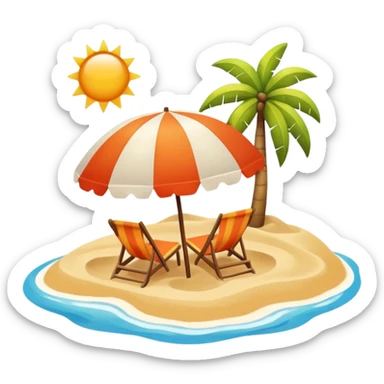 Beach  sticker