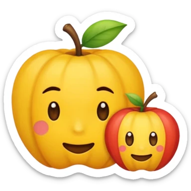ایموجی البالو زرشکی رنگ sticker
