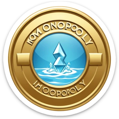 Monopoly hydro specialist badge  sticker