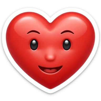 Mad emoji sending heart  sticker