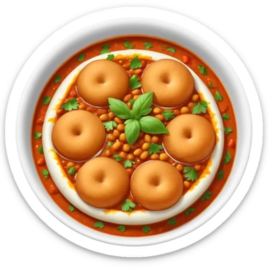 Steaming pav bhaji sticker
