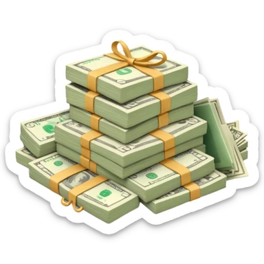 Money Assets in-office sticker