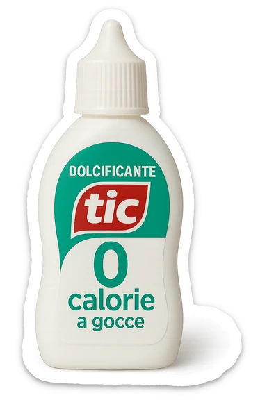 Dolcificante Tic 0 calorie a gocce sticker