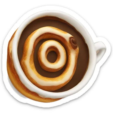 Cinnabon with coffee  sticker