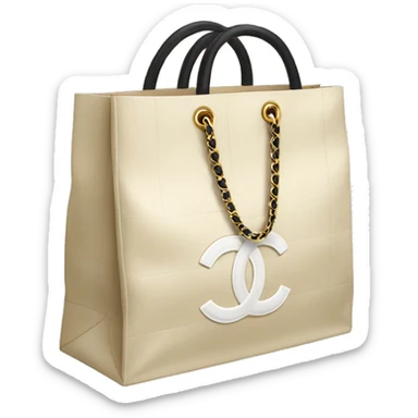 Chanel shopping bag  sticker