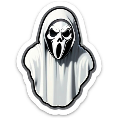 Ghostface sticker
