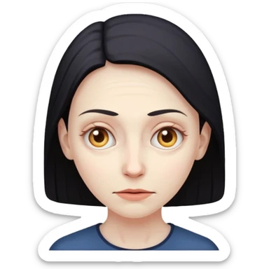 woman with eating disorder sticker